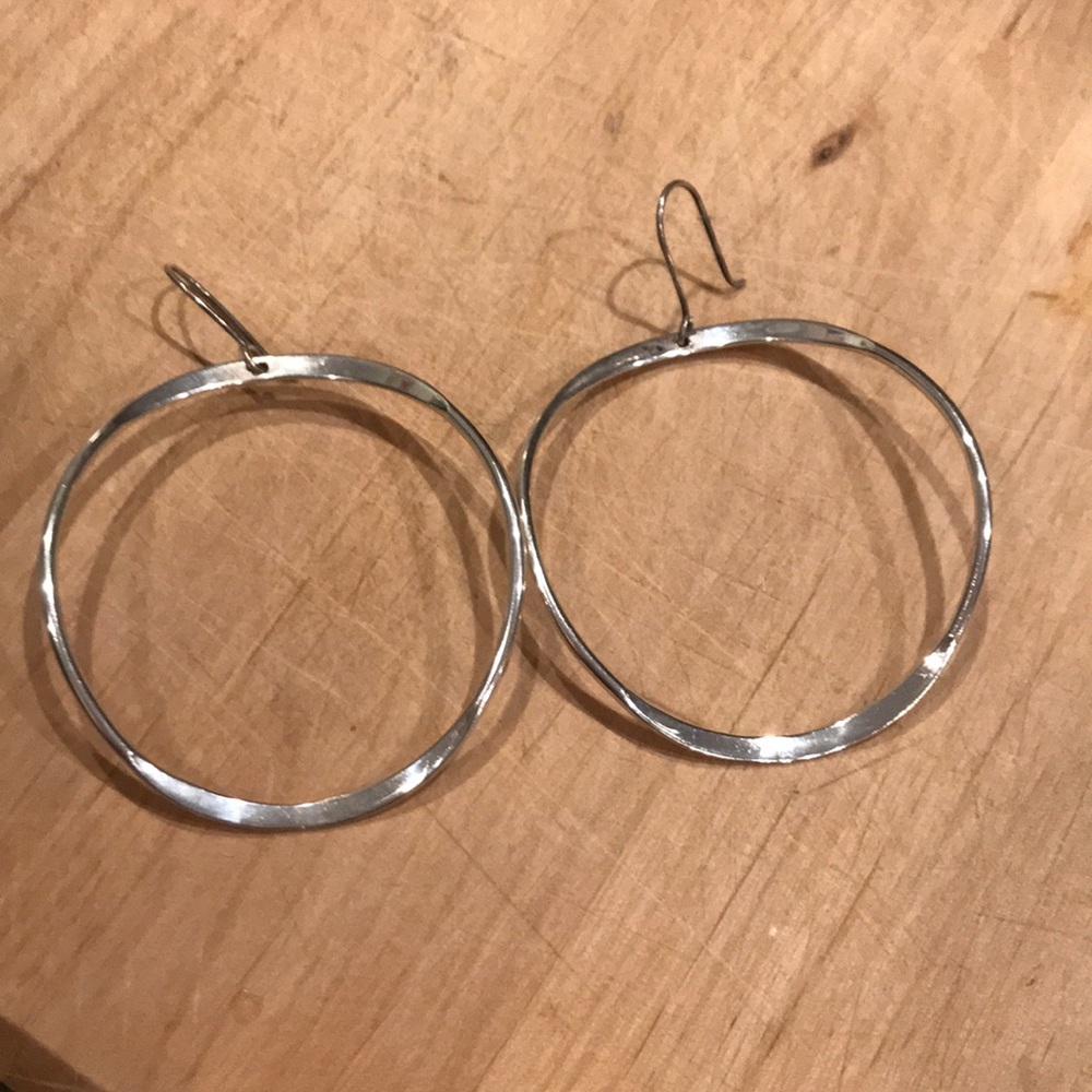 Silver Hoop Earrings